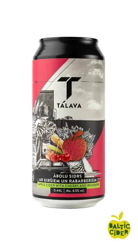 talava cherry rhubarb cider