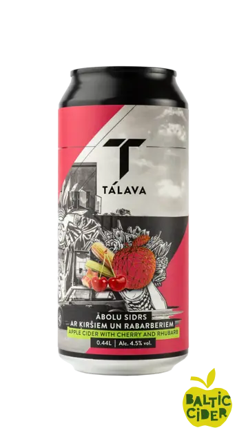 talava cherry rhubarb cider