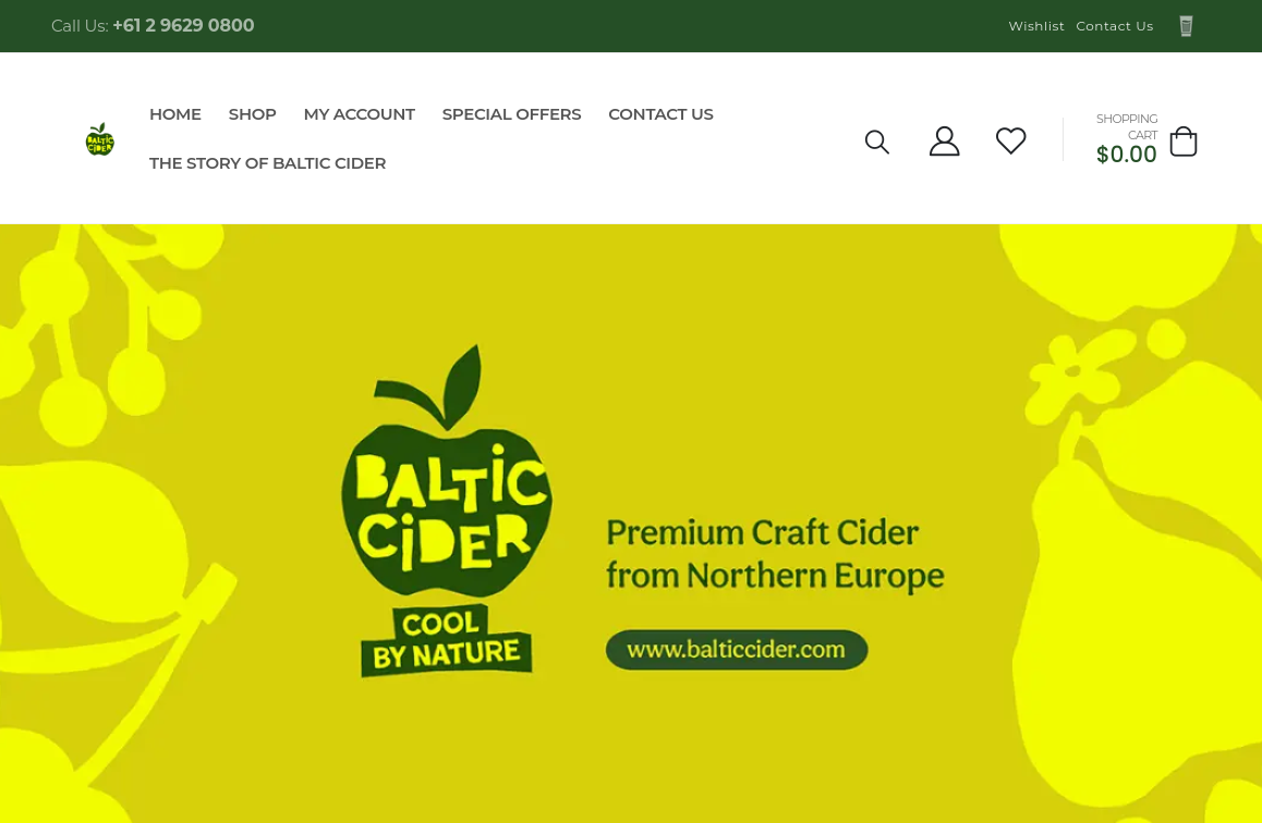 Baltic Cider Australia Shop